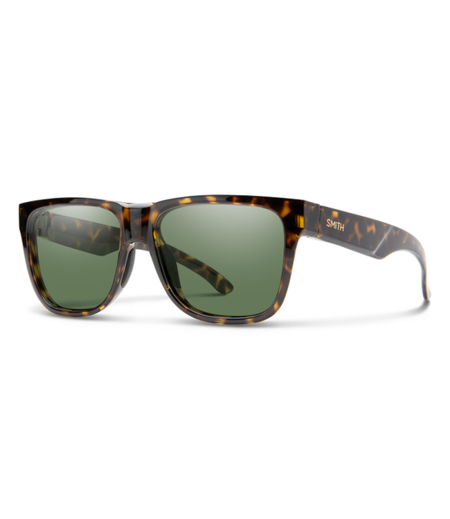 SMITH LOWDOWN 2 VINTAGE TORT SUNGLASSES w/PC CHROMAPOP POLAR GRAY GREEN