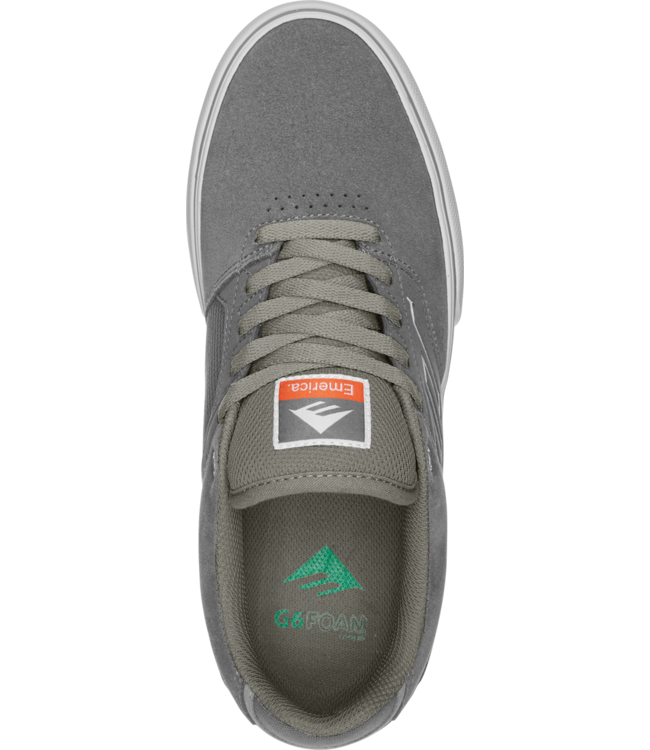 EMERICA MENS THE LOW VULC SHOE GREY/TAN