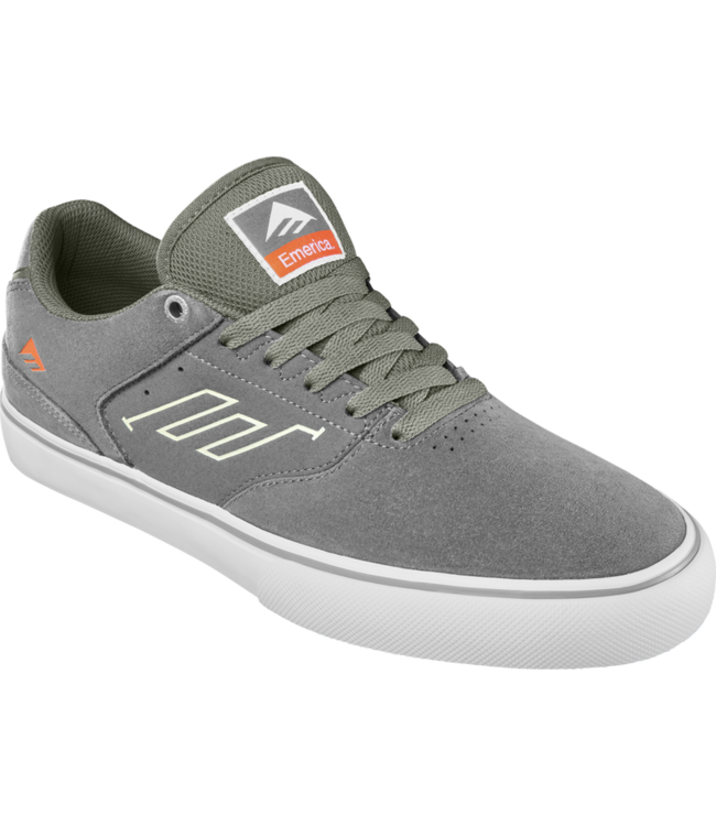 EMERICA MENS THE LOW VULC SHOE GREY/TAN