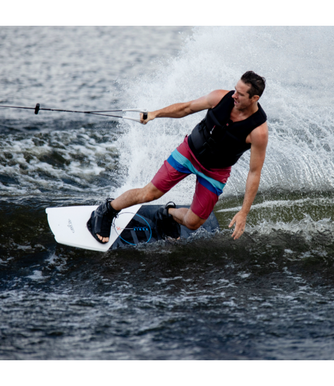 RONIX VAULT TEXTURED WAKE BOARD WHITE/BLACK 2024