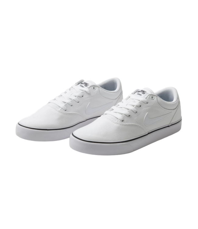 NIKE SB CHRON 2 CANVAS SHOE WHITE/WHITE