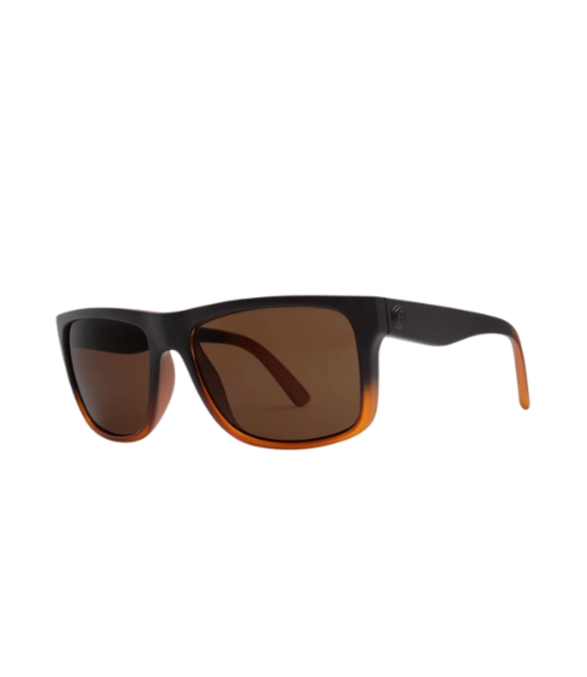 ELECTRIC SWINGARM XL BLACK AMBER SUNGLASSES w/ BRONZE POLAR