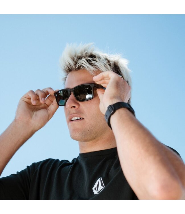 ELECTRIC SATELLITE JACK ROBINSON MATTE BLACK SUNGLASSES w/ GREY POLAR