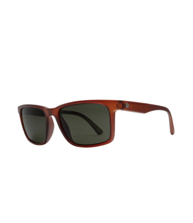 ELECTRIC SATELLITE JACK ROBINSON MATTE BRICK SUNGLASSES w/ GREY POLAR