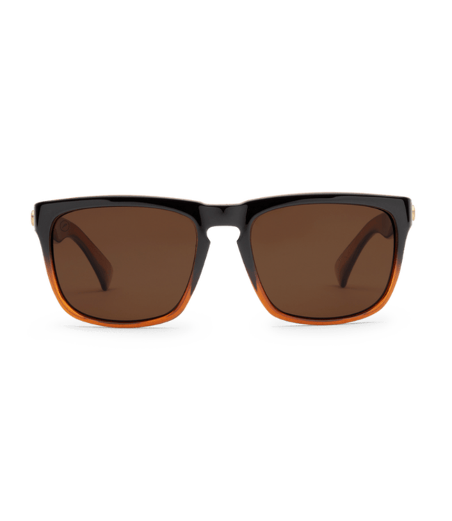 ELECTRIC KNOXVILLE BLACK AMBER SUNGLASSES w/ BRONZE POLAR