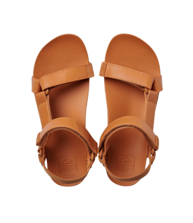 REEF WOMENS CUSHION REM HI SANDALS COGNAC