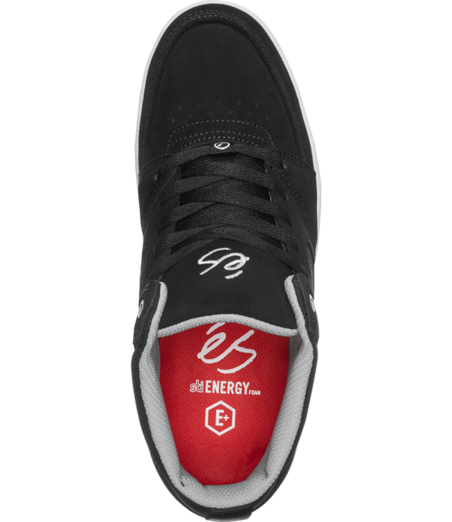 ES MENS SHOES ACCEL SLIM MID SHOES BLACK/WHITE/SILVER