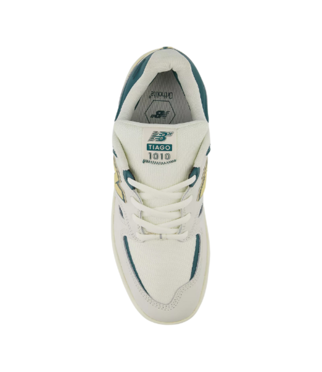 NEW BALANCE MENS NUMERIC 1010 TIAGO SHOE WHITE/GREEN