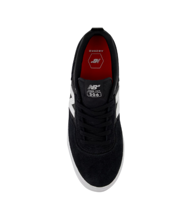 NEW BALANCE MENS NUMERIC 306 JAMIE FOY SHOE BLACK/WHITE