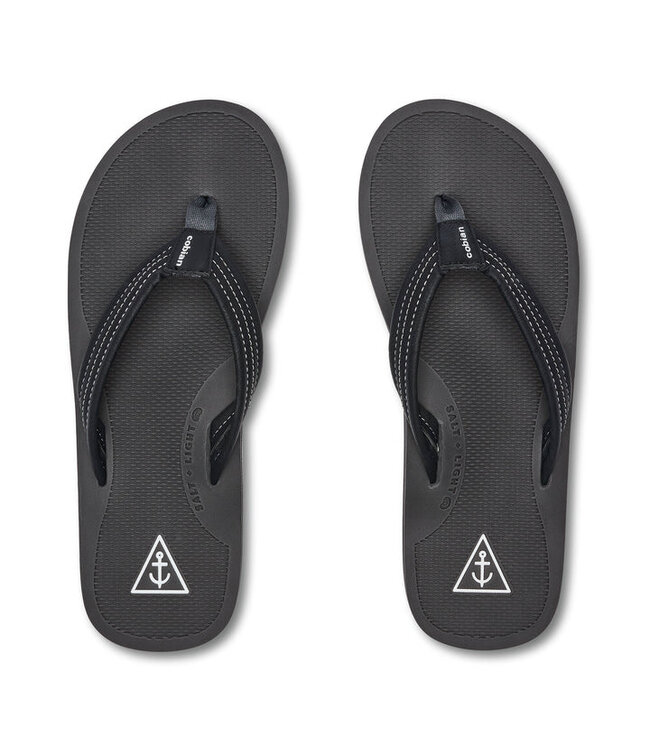 COBIAN MENS ANCHOR SANDAL BLACK