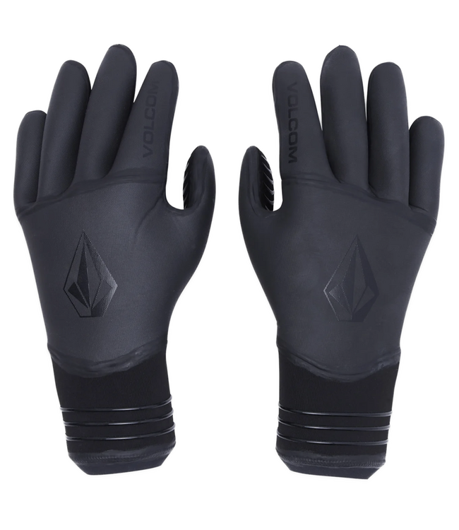 VOLCOM 3MM 5 FINGER SURF GLOVE BLACK