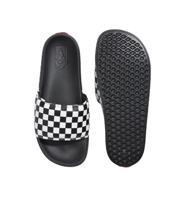 VANS MENS MTE LA COSTA SLIDE-ON SANDALS CHECKERBOARD/WHITE/BLACK