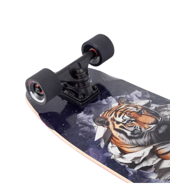 LANDYACHTZ TUGBOAT SPACE TIGER LONGBOARD COMPLETE