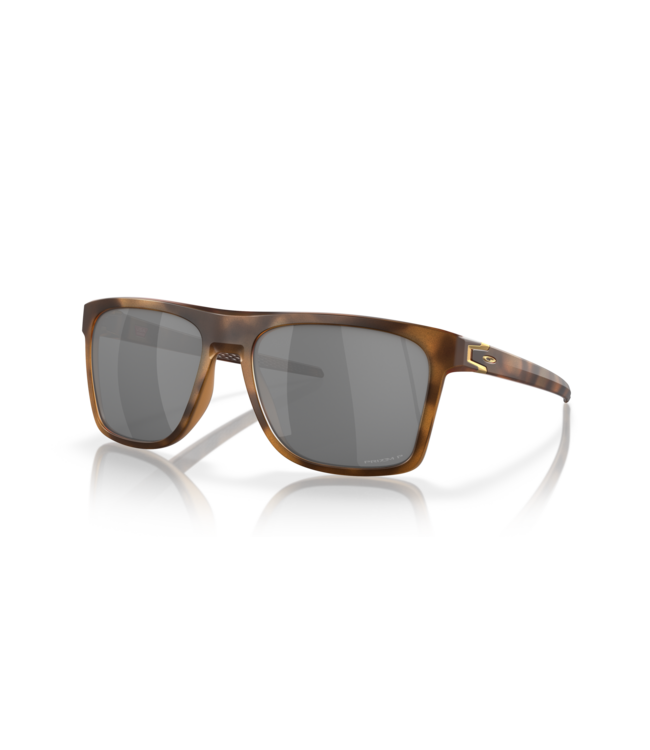 OAKLEY LEFFINGWELL MATTE BROWN TORTOISE SUNGLASSES w/ PRIZM BLACK POLAR
