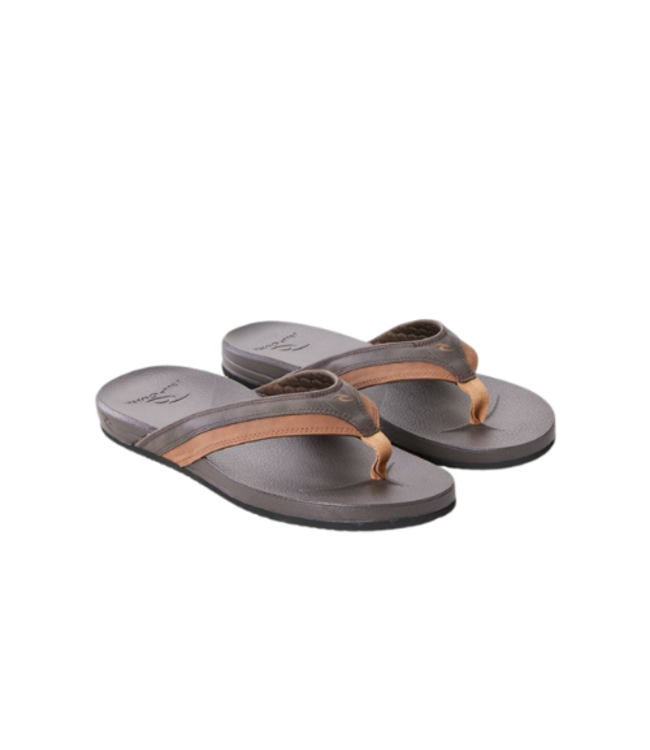RIP CURL MENS SOFT TOP OPEN TOE SANDAL BROWN/TAN
