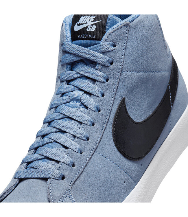 NIKE SB MENS ZOOM BLAZER MID ASHEN SLATE/BLACK-WHITE