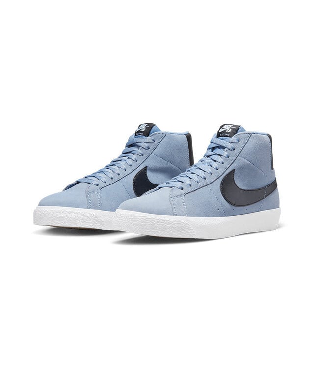 NIKE SB MENS ZOOM BLAZER MID ASHEN SLATE/BLACK-WHITE