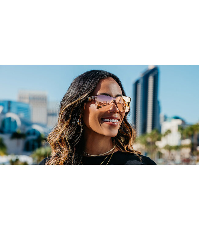 BLENDERS MILLENIA X2 LION HEART MT CRYSTAL TORTOISE SUNGLASSES w/ CHAMPAGNE POLAR