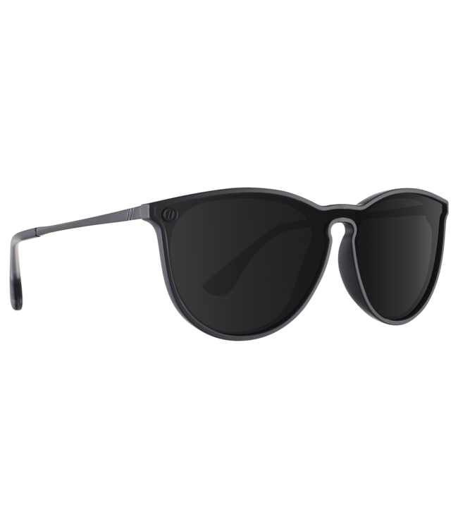 BLENDERS NORTH PARK X2 LEGEND BOUND MATTE BLACK SUNGLASSES w/ GREY POLAR
