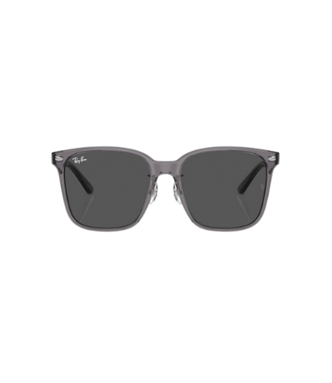 RAY-BAN RB2206D SUNGLASSES TRANSPARENT GREY w/ DARK GREY
