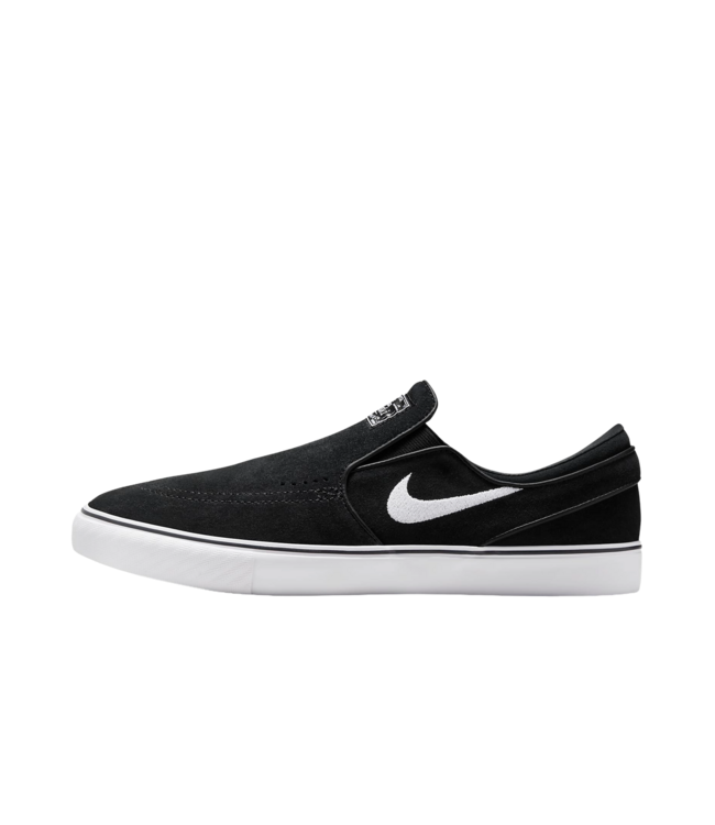 NIKE SB MENS ZOOM JANOSKI+ SLIP SHOES BLACK/WHITE
