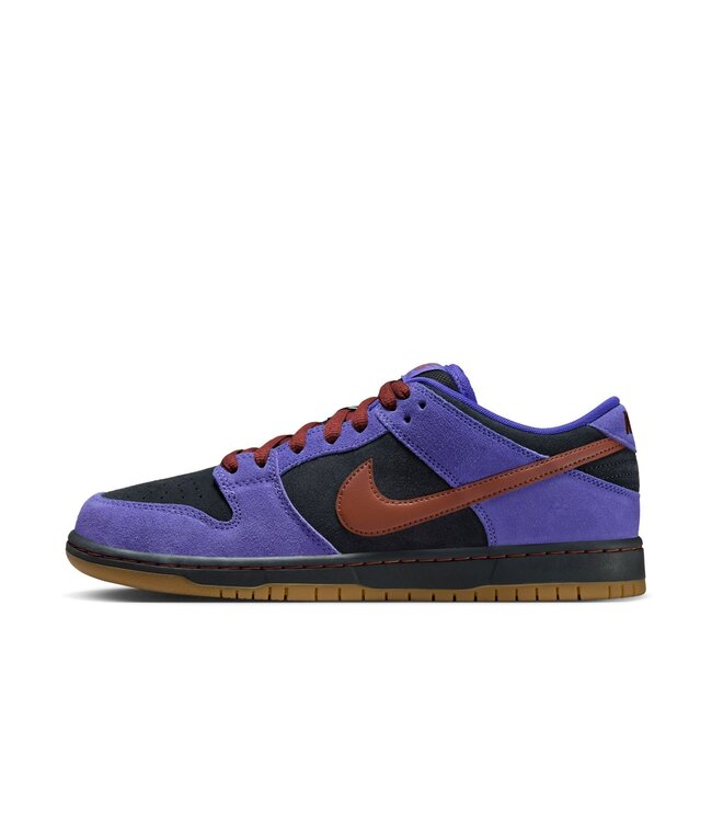 NIKE SB MENS DUNK LOW PRO SHOES (500) PERSIAN VIOLET CINNAMON-OFF NOIR