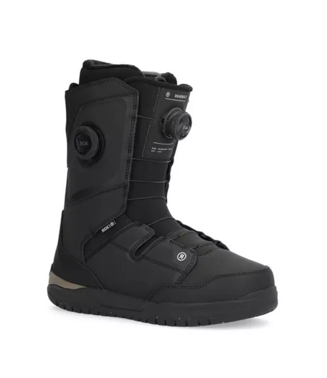 RIDE DEADBOLT ZONAL SNOWBOARD BOOTS BLACK 2025