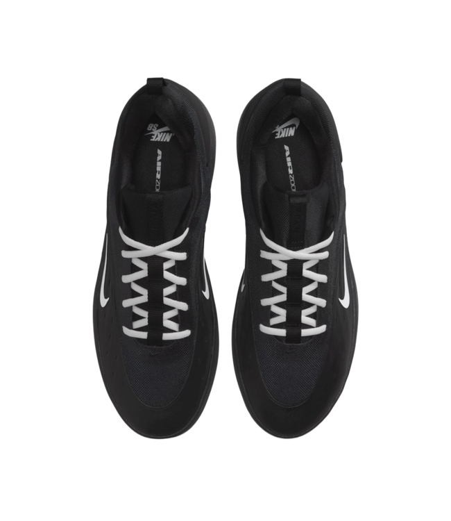 NIKE SB MENS ZOOM NYJAH 4 SHOES (002) BLACK/WHITE-BLACK-WHITE