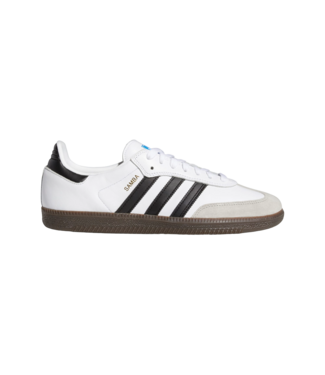 ADIDAS ADIDAS MENS SAMBA ADV SHOES WHITE/BLACK/GUM