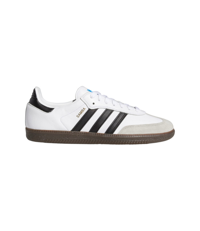 ADIDAS MENS SAMBA ADV SHOES WHITE/BLACK/GUM