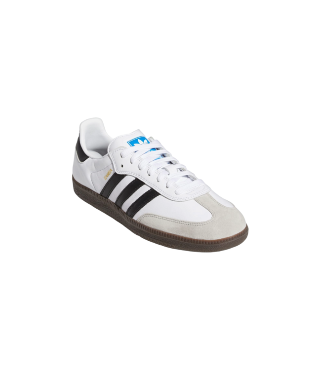 ADIDAS MENS SAMBA ADV SHOES WHITE/BLACK/GUM