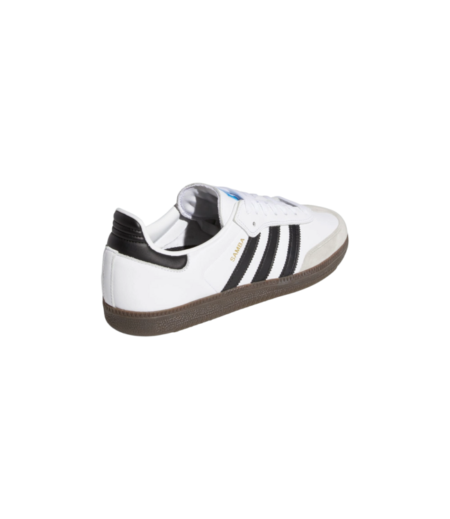 ADIDAS MENS SAMBA ADV SHOES WHITE/BLACK/GUM