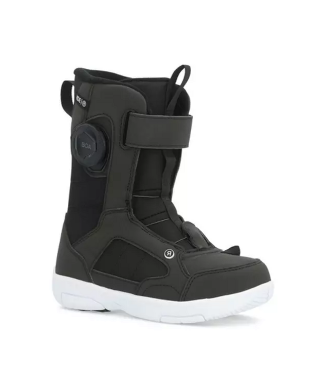 RIDE KIDS NORRIS SNOWBOARD BOOTS BLACK 2025