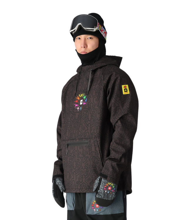 686 WATERPROOF HOODY KEITH HARING BLACK 2025