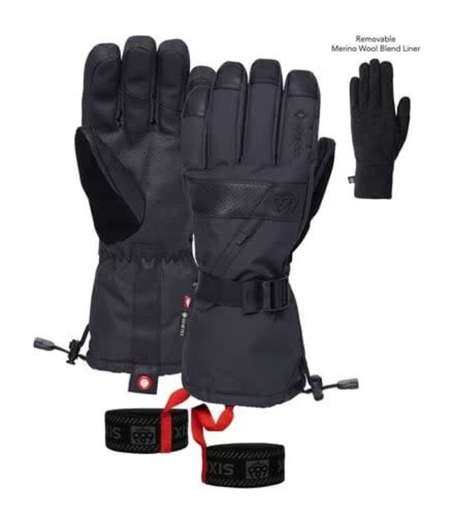 686 GORE-TEX SMARTY 3-IN-1 GAUNTLET GLOVE BLACK 2025