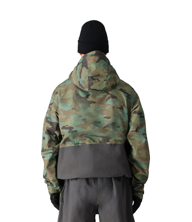 686 GHOST 2.5L ANORAK JACKET FATIGUE CAMO COLORBLOCK 2025