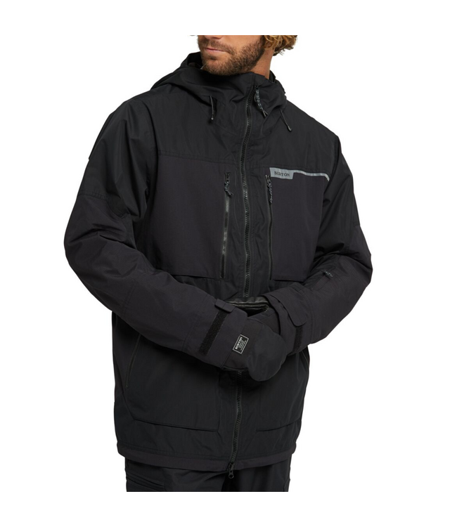 BURTON FROSTNER JACKET TRUE BLACK 2025