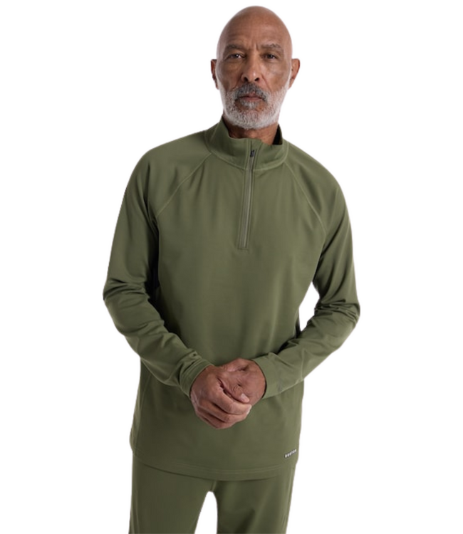 BURTON HEAVYWEIGHT X QUATER ZIP FOREST MOSS 2025