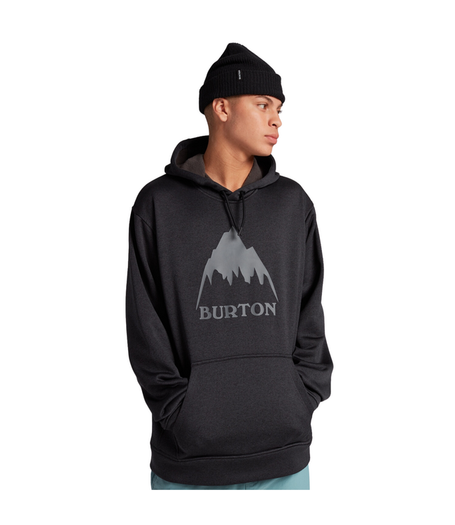 BURTON OAK PULLOVER TRUE BLACK HEATHER 2026