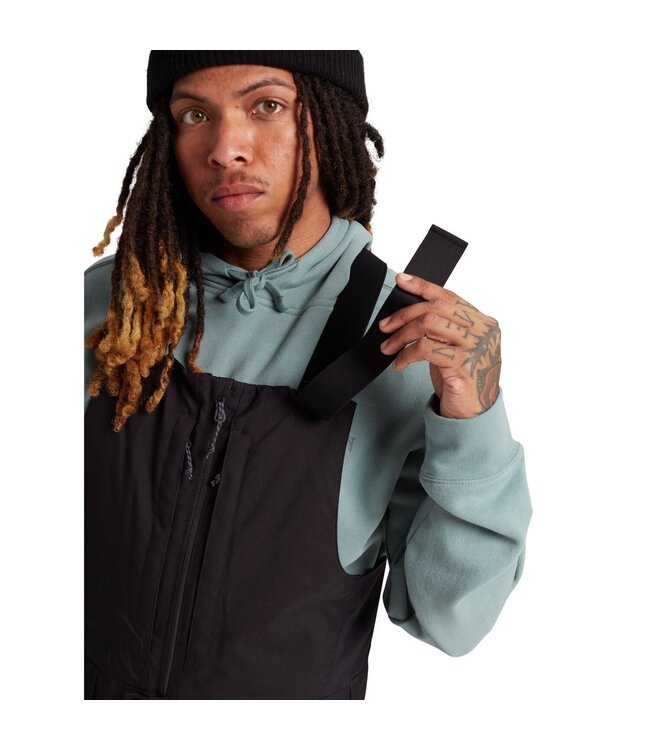 BURTON RESERVE BIB PANTS TALL TRUE BLACK 2025