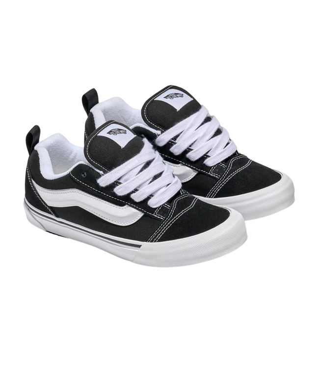 VANS KIDS KNU SKOOL SHOES BLACK/TRUE WHITE