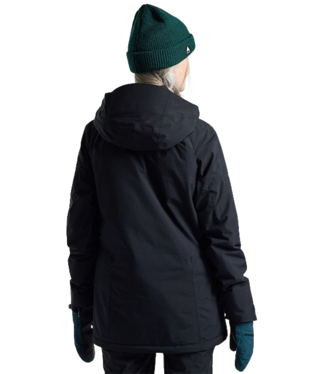 BURTON WOMENS PILLOWLINE GORE-TEX JACKET TRUE BLACK 2025