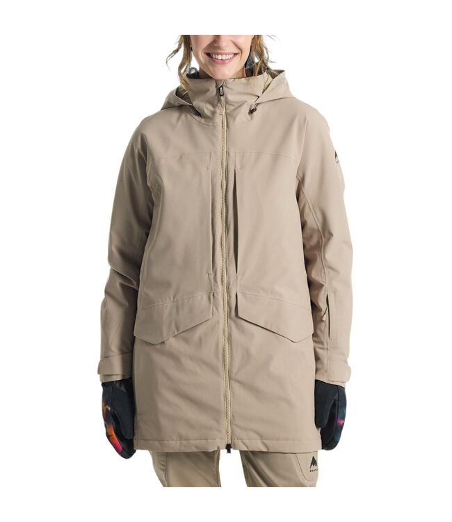 BURTON WOMENS PROWESS JACKET 2.0 SUMMIT TAUPE 2025