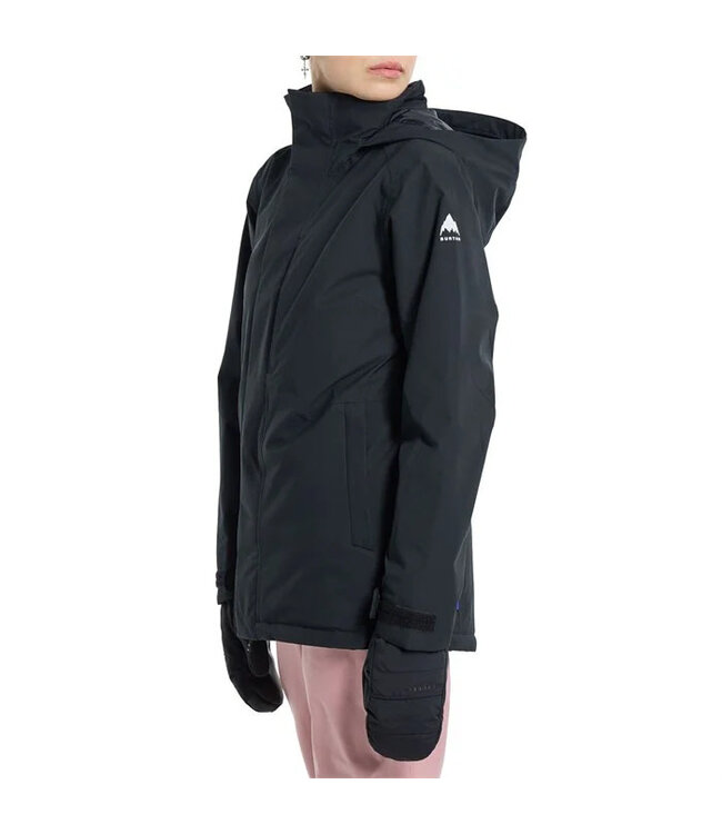 BURTON WOMENS JET RIDGE JACKET TRUE BLACK 2025