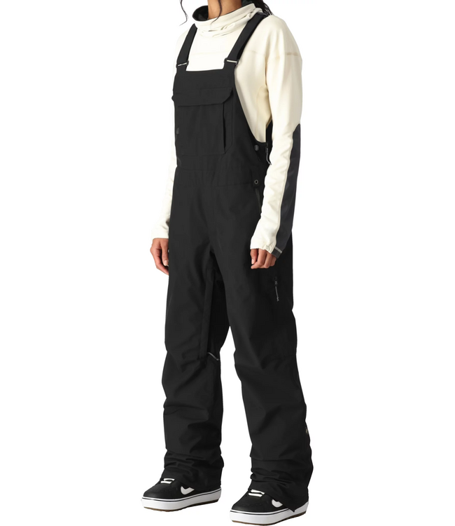 686 WOMENS BLACK MAGIC 20K BIB PANT BLACK 2025