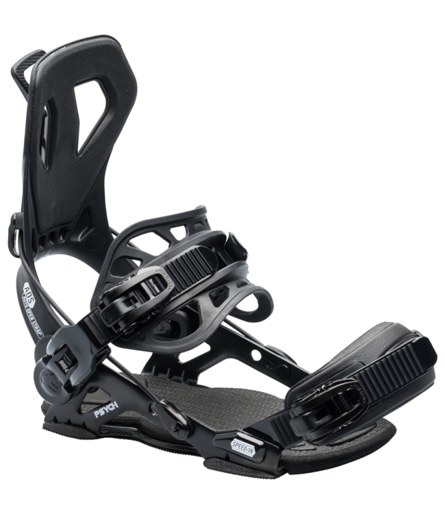 GNU PSYCH SNOWBOARD BINDINGS BLACK 2025