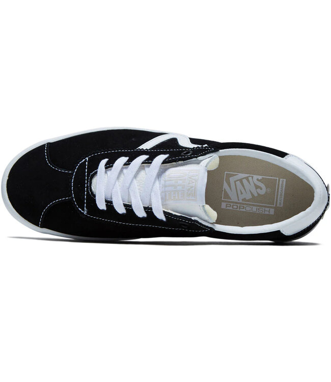 VANS WOMENS SKATE SPORT SHOES BLACK/BLACK/WHITE