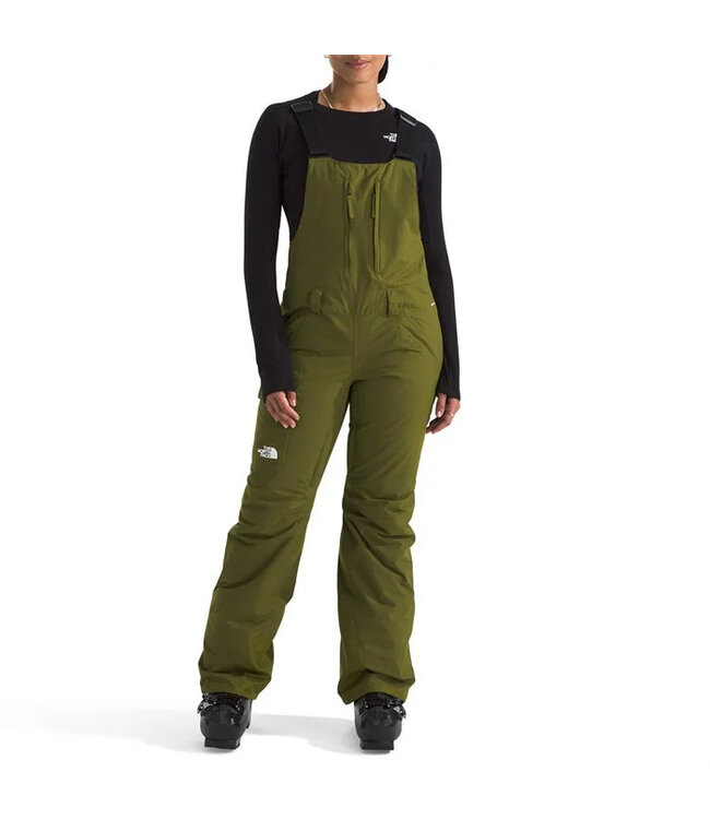 TNF WOMENS FREEDOM INSULATED BIB PANT REGULAR FOREST OLIVE