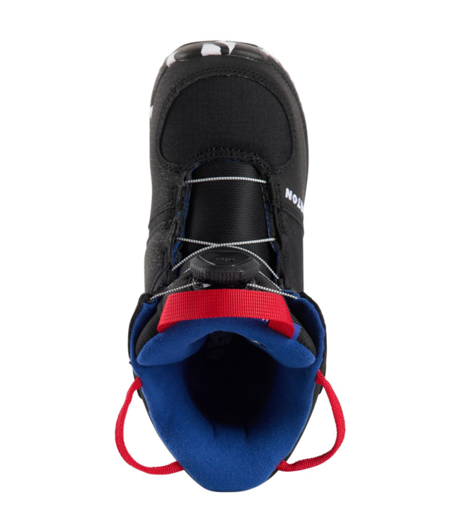 BURTON KIDS GROM BOA SNOWBOARD BOOTS BLACK 2026