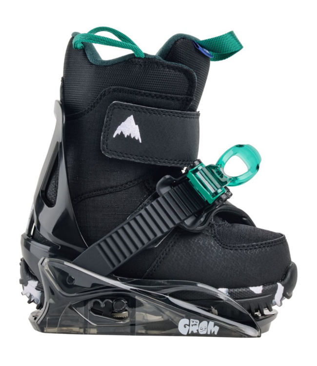 BURTON KIDS MINI GROM SNOWBOARD BINDINGS BLACK 2026